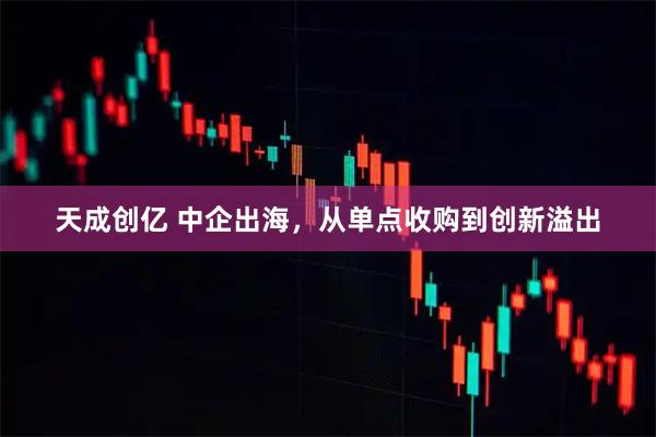 天成创亿 中企出海，从单点收购到创新溢出