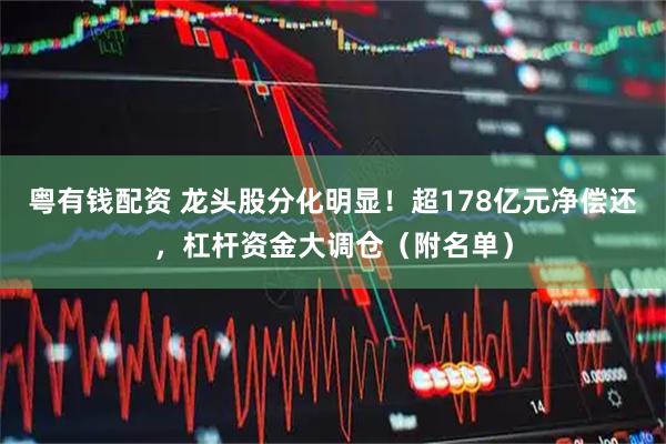 粤有钱配资 龙头股分化明显！超178亿元净偿还，杠杆资金大调仓（附名单）