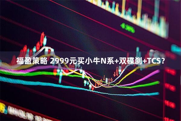 福盈策略 2999元买小牛N系+双碟刹+TCS？