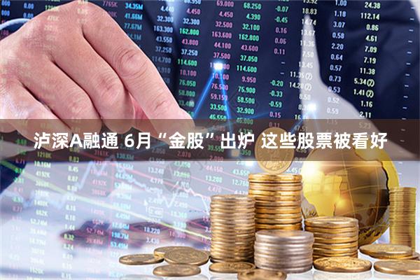 泸深A融通 6月“金股”出炉 这些股票被看好